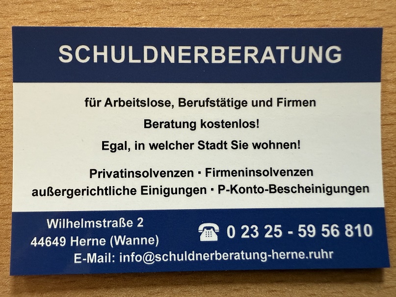 Schuldnerberatung Herne Ruhr
